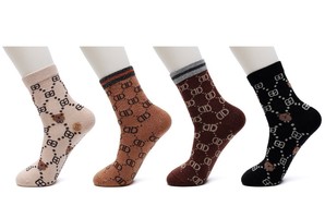 Visoke ženske bombažne nogavice 35-38, WJYC94466